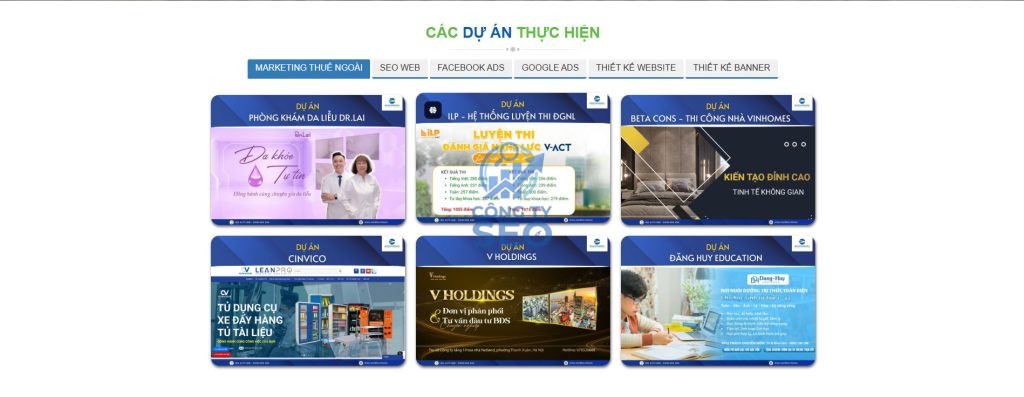 Các dự án thành công của Minh Dương Ads
