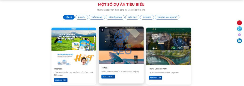 Các dự án thành công của Vinalink Media