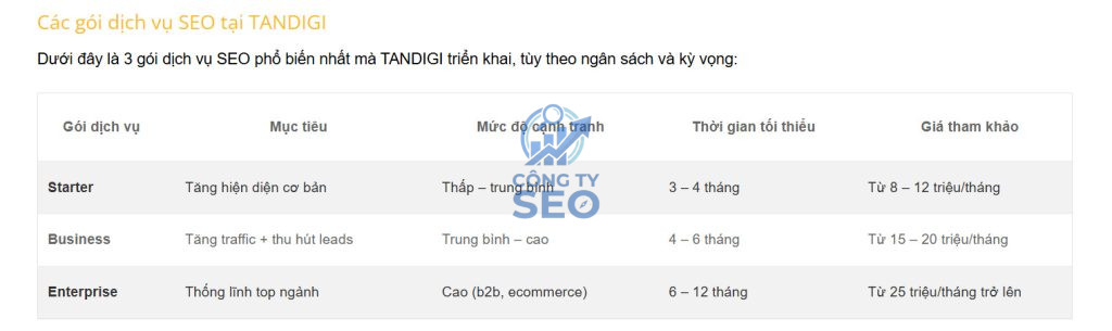 Đánh giá hệ sinh thái giải pháp và dịch vụ cung cấp của TanDIGI