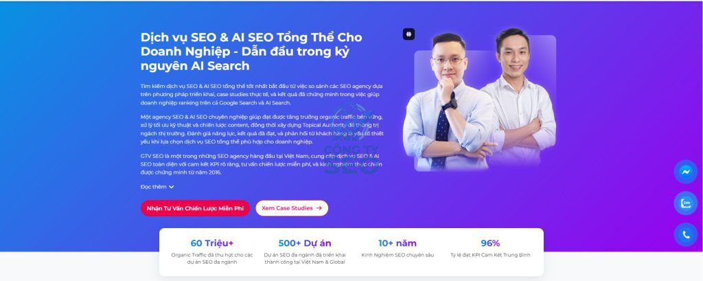 Dịch vụ seo tổng thể và ai seo