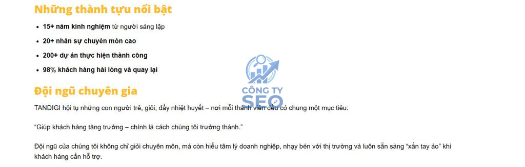Điểm đặc biệt của TanDIGI