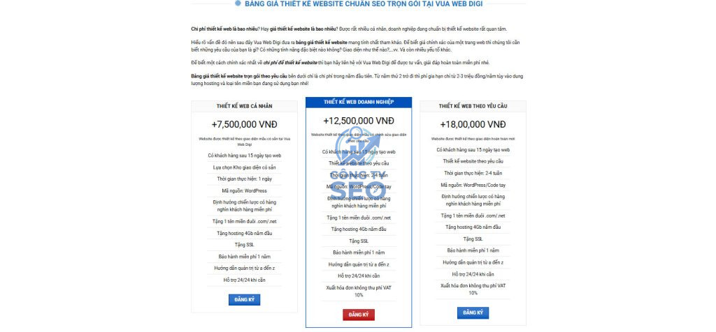 Giải pháp thiết kế website chuẩn SEO trọn gói