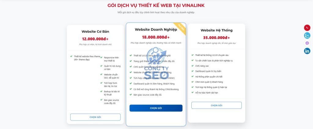 Giải pháp thiết kế website chuẩn UXUI quốc tế tích hợp ai và crm