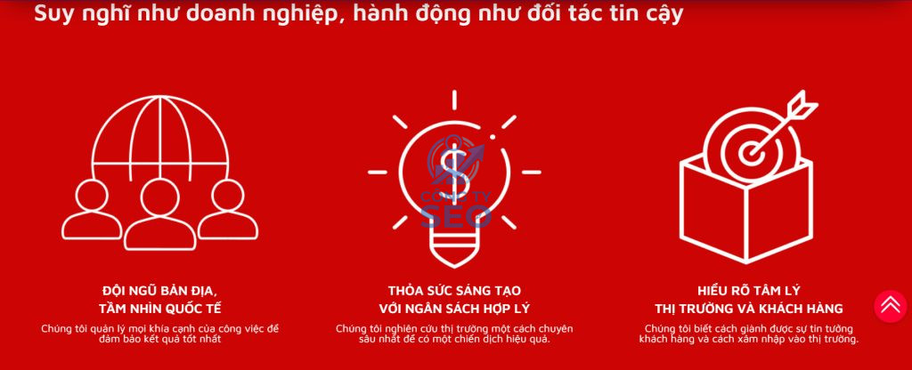 Khả năng triển khai chiến dịch đa quốc gia và đa ngôn ngữ