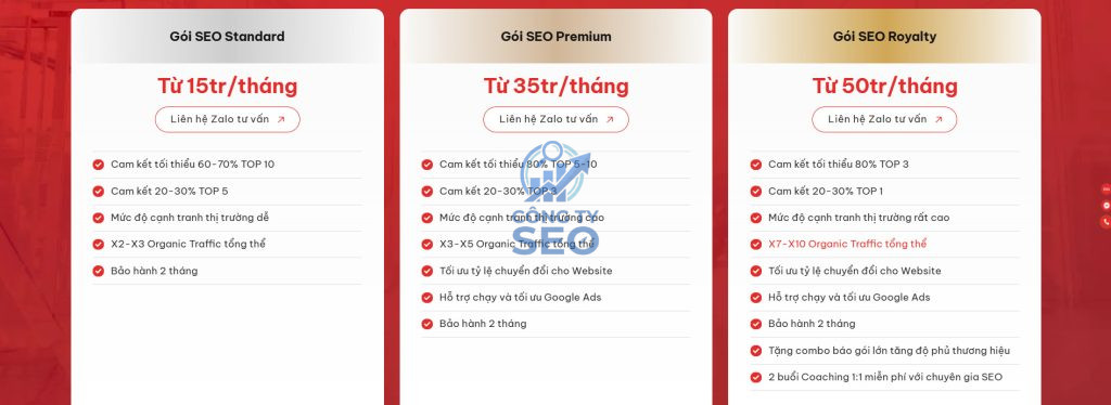 Phân tích các gói báo giá dịch vụ SEO SEODO