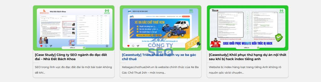 Các dự án thành công của Wifim
